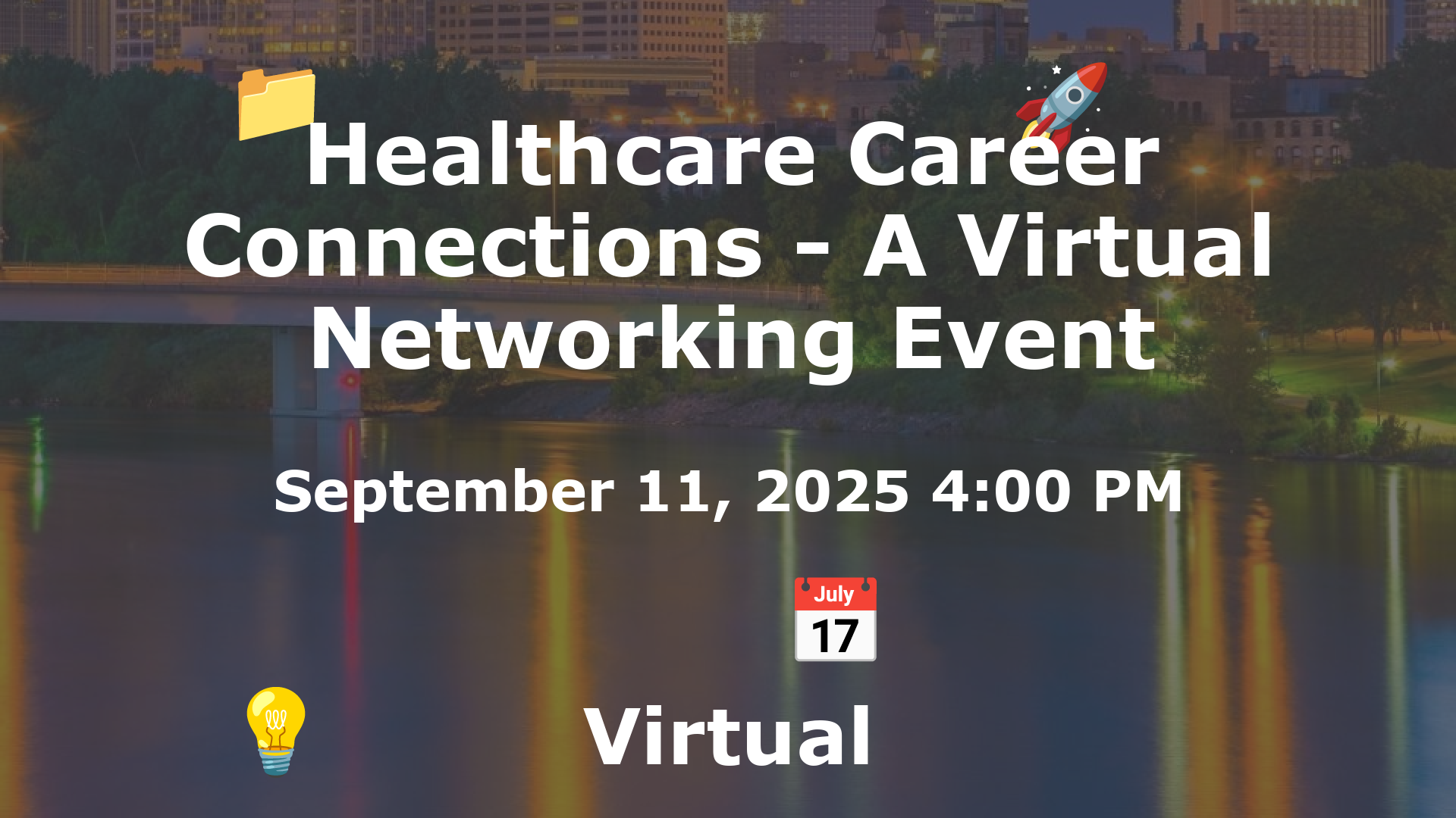 Healthcare Career Connections - A Virtual Networking Event event image